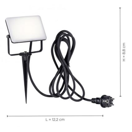 Paul Neuhaus 9638-18 - LED-Außenstrahler ROMY LED/20W/230V IP65