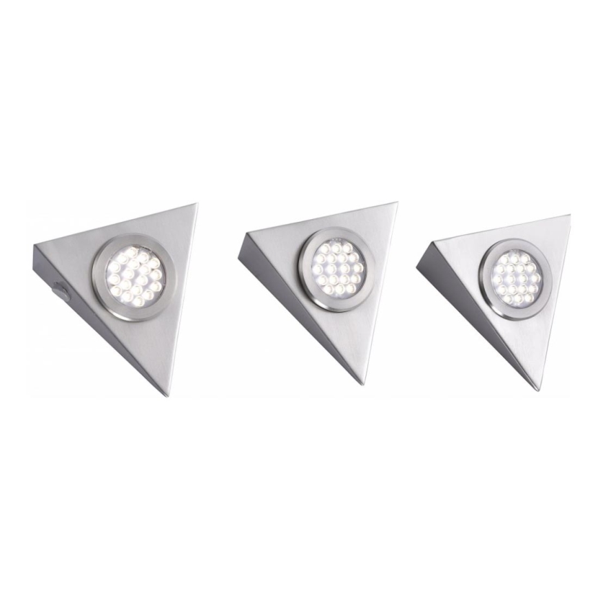 Paul Neuhaus L1116-55-3 - SET 3x LED Möbelbeleuchtung CARLOS LED/2,5W/230V 3000-6500K