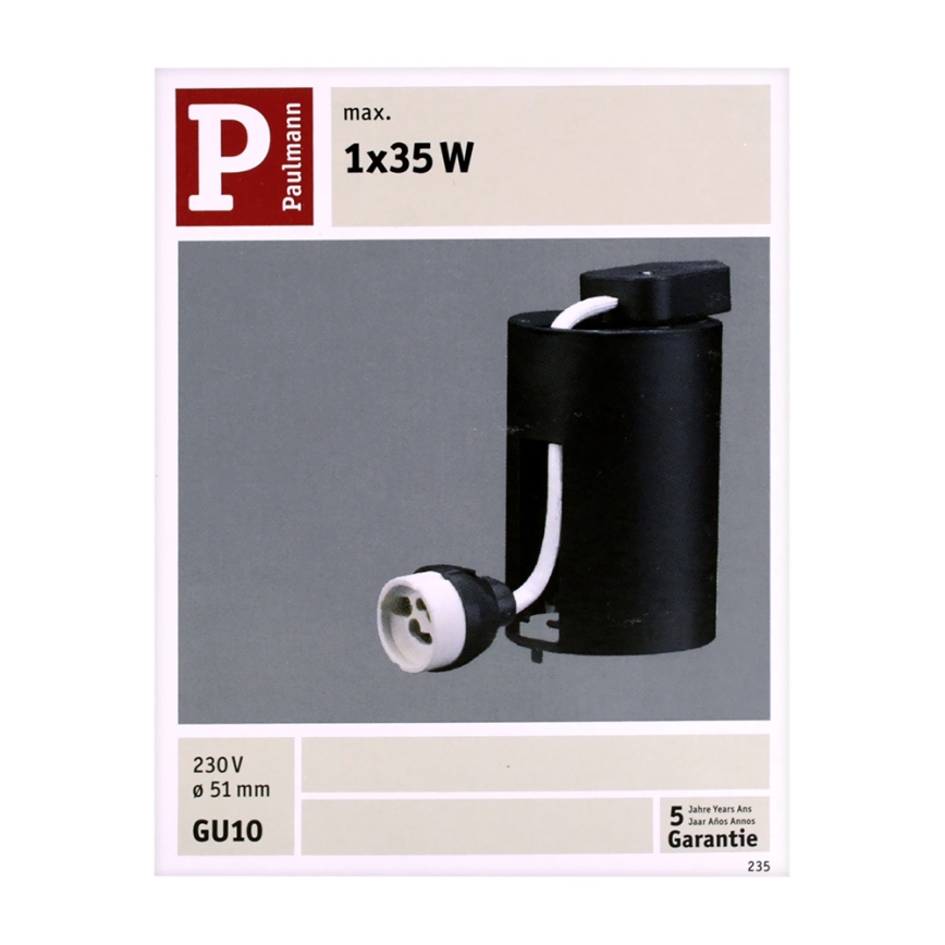 Paulmann 235 - Einbautopf für Einbauleuchte QUALITY EBL GU10/35W/230V