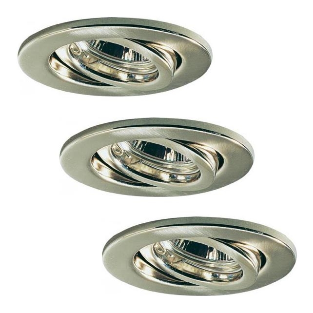 Paulmann 3612 - SET 3x Einbauleuchte BASIC 3xGU10/50W/230V