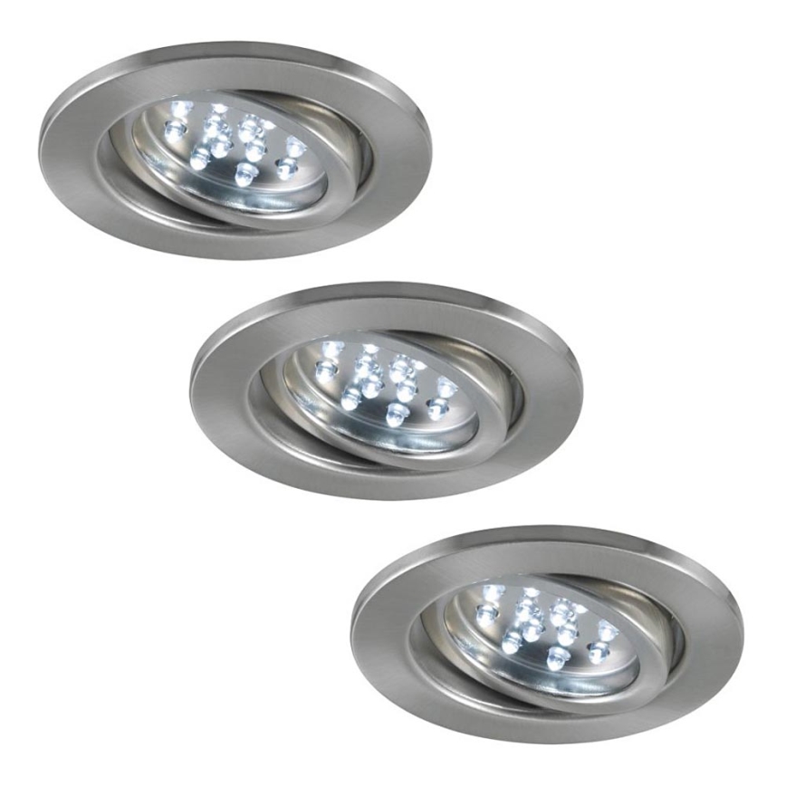 Paulmann 3786 - SET 3x LED Einbauleuchte BASIC 3xLED/0,8W/230V