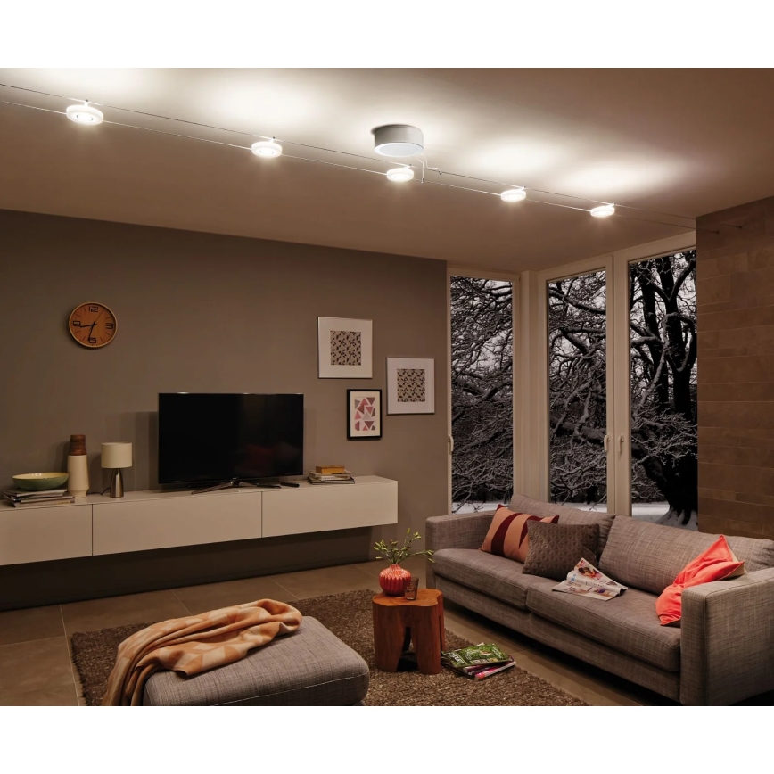Paulmann 50109 - SET 4xLED/4,4W Dimmbares Einbauleuchte für das Seilsystem SMART DISC 230V