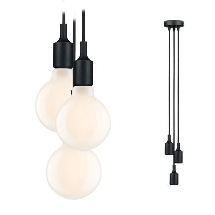 Paulmann 50343 - 3xE27/60W Hängeleuchte an Schnur PENDULUM 230V