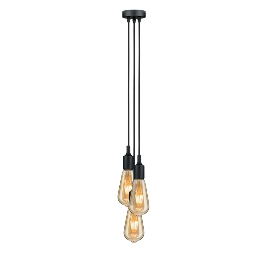 Paulmann 50343 - 3xE27/60W Hängeleuchte an Schnur PENDULUM 230V
