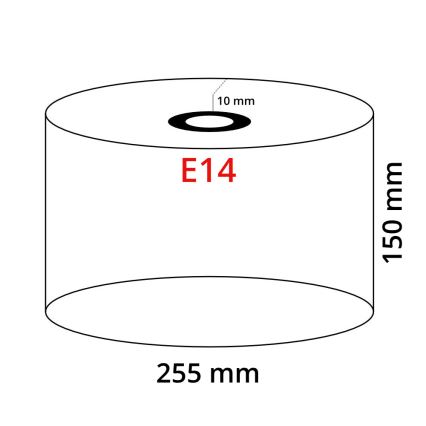 Paulmann 60324 - Lampenschirm TESSA E14 Durchmesser 25,5 cm