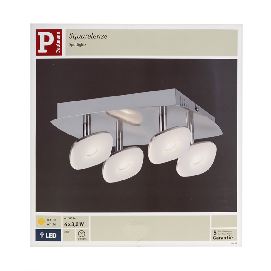 Paulmann 66653 Led Spotlight 4xled 3 2w 230v