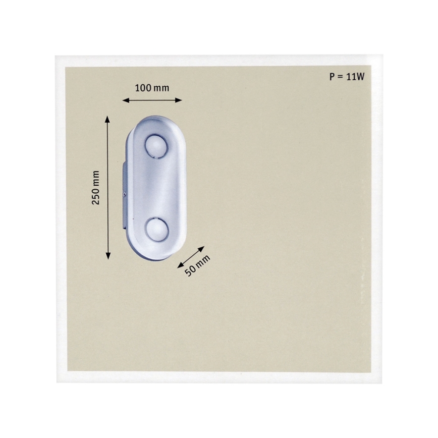 Paulmann 70426 - LED/9W IP44 Badezimmer Spiegelbeleuchtung THETA 230V