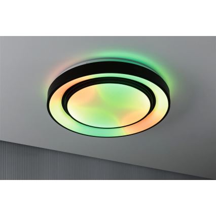 Paulmann 70545 - LED RGBW/38,5W Dimmbare Deckenleuchte RAINBOW 230V 3000-6500K + Fernbedienung