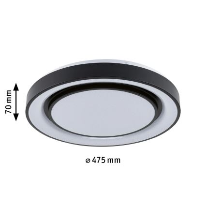 Paulmann 70545 - LED RGBW/38,5W Dimmbare Deckenleuchte RAINBOW 230V 3000-6500K + Fernbedienung