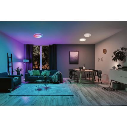 Paulmann 70546 - LED RGBW/22W Dimmbare Deckenleuchte RAINBOW 230V 3000-6500K + Fernbedienung