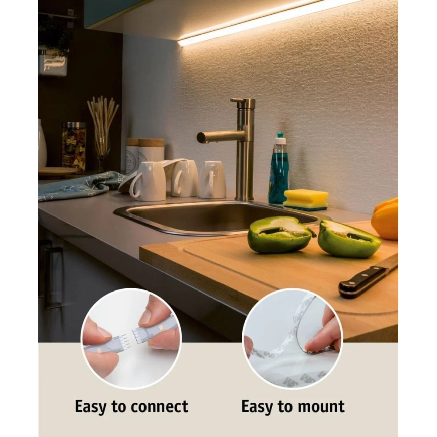 Paulmann 70665 - LED/18W IP44 Dimmbare Badezimmerleiste MAXLED 3 m 6500K 230V