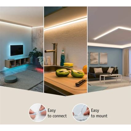Paulmann 70665 - LED/18W IP44 Dimmbare Badezimmerleiste MAXLED 3 m 6500K 230V