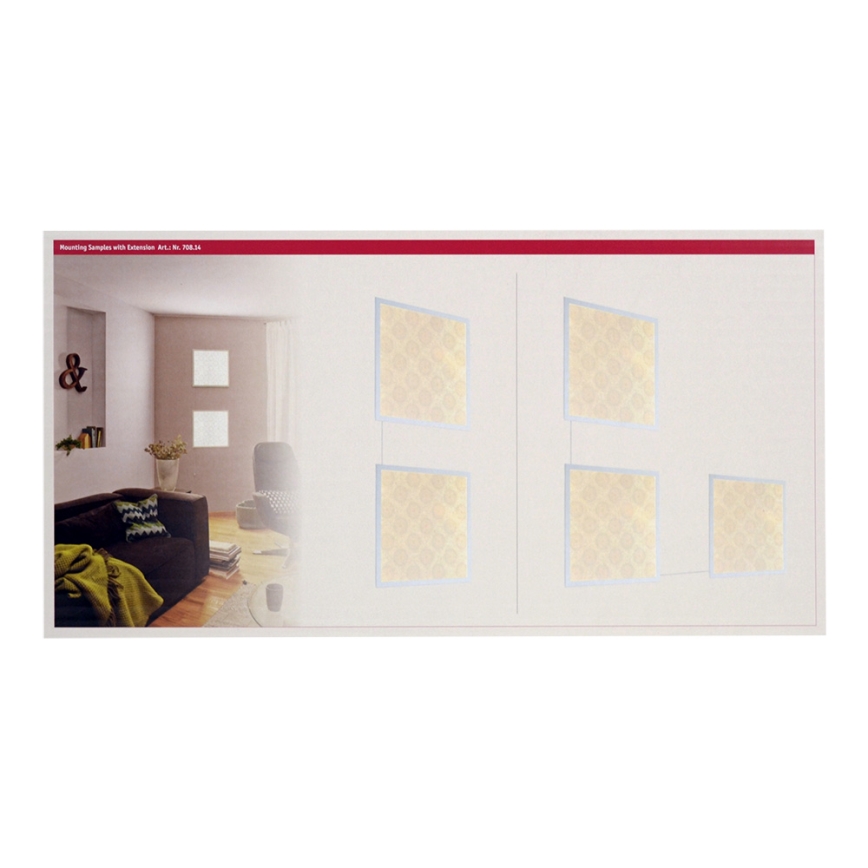 Paulmann 70813 - LED/11,5W Dimmbarer Panel LUMIX 230/24V