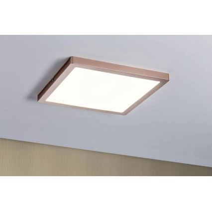 Paulmann 70873 - LED/24W Dimmbares Panel ATRIA 230V 2700K 30x30 cm Roségold
