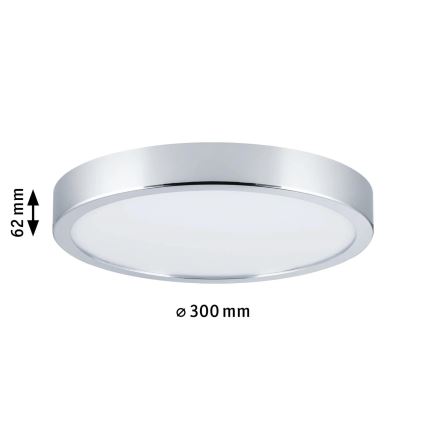 Paulmann 70882-LED/22,5W IP44 Dimmbare Deckenleuchte für das Badezimmer AVIAR 230V