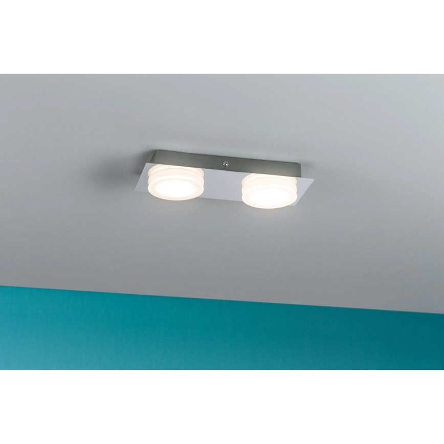 Paulmann 70883 - 2xLED/4,7W IP23 Badezimmer-Wandleuchte DORADUS 230V