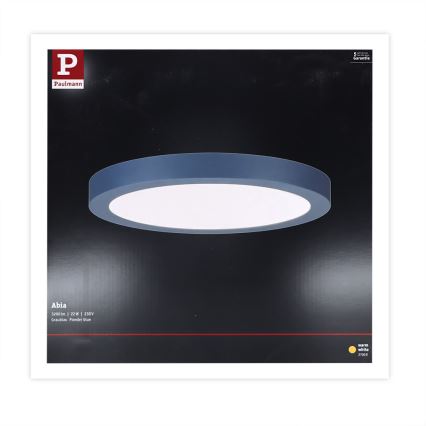 Paulmann 70987 - LED/22W Deckenleuchte ABIA 230V blau