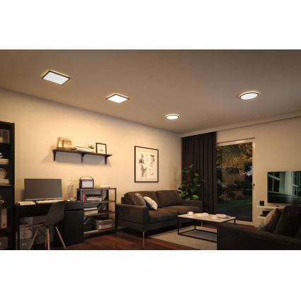 Paulmann 71000 - LED/11,2W Aufbaupanel ATRIA 230V 3000K 19x19 cm schwarz
