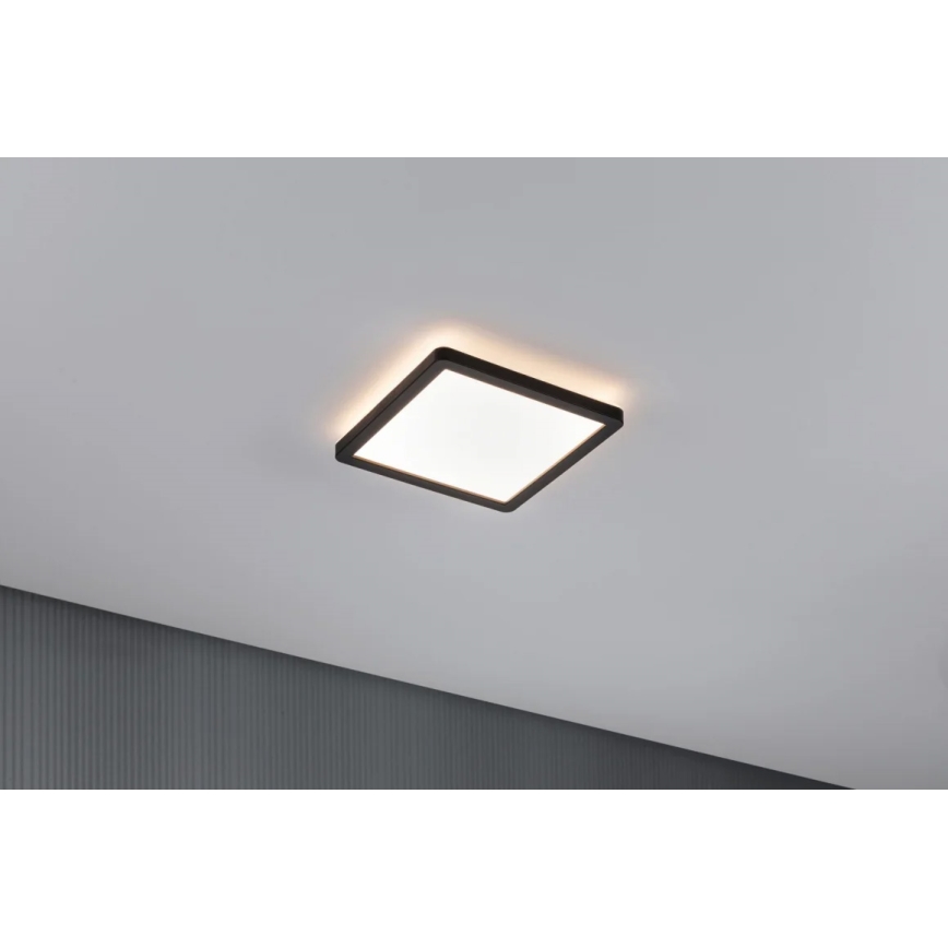 Paulmann 71000 - LED/11,2W Aufbaupanel ATRIA 230V 3000K 19x19 cm schwarz