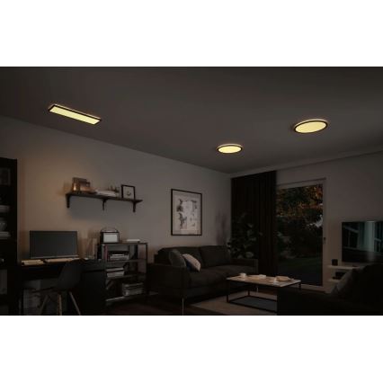Paulmann 71002 - LED/22W Dimmbares Panel ATRIA 230V 3000K 42x42 cm schwarz