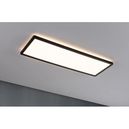 Paulmann 71003 - LED/22W Dimmbares Panel ATRIA 230V 3000K schwarz