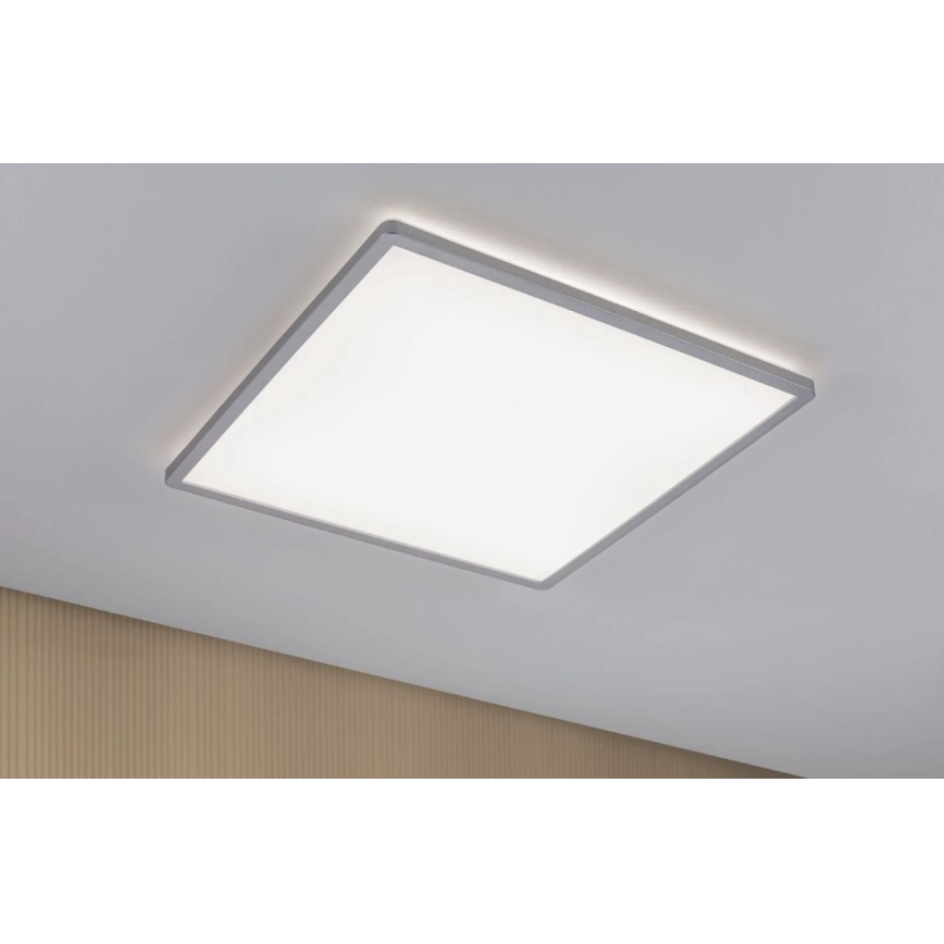 Paulmann 71009 - LED/22W Dimmbares Panel ATRIA 230V 4000K 42x42 cm mattes Chrom