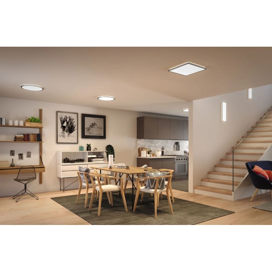 Paulmann 71009 - LED/22W Dimmbares Panel ATRIA 230V 4000K 42x42 cm mattes Chrom