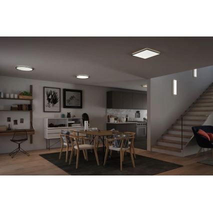 Paulmann 71009 - LED/22W Dimmbares Panel ATRIA 230V 4000K 42x42 cm mattes Chrom