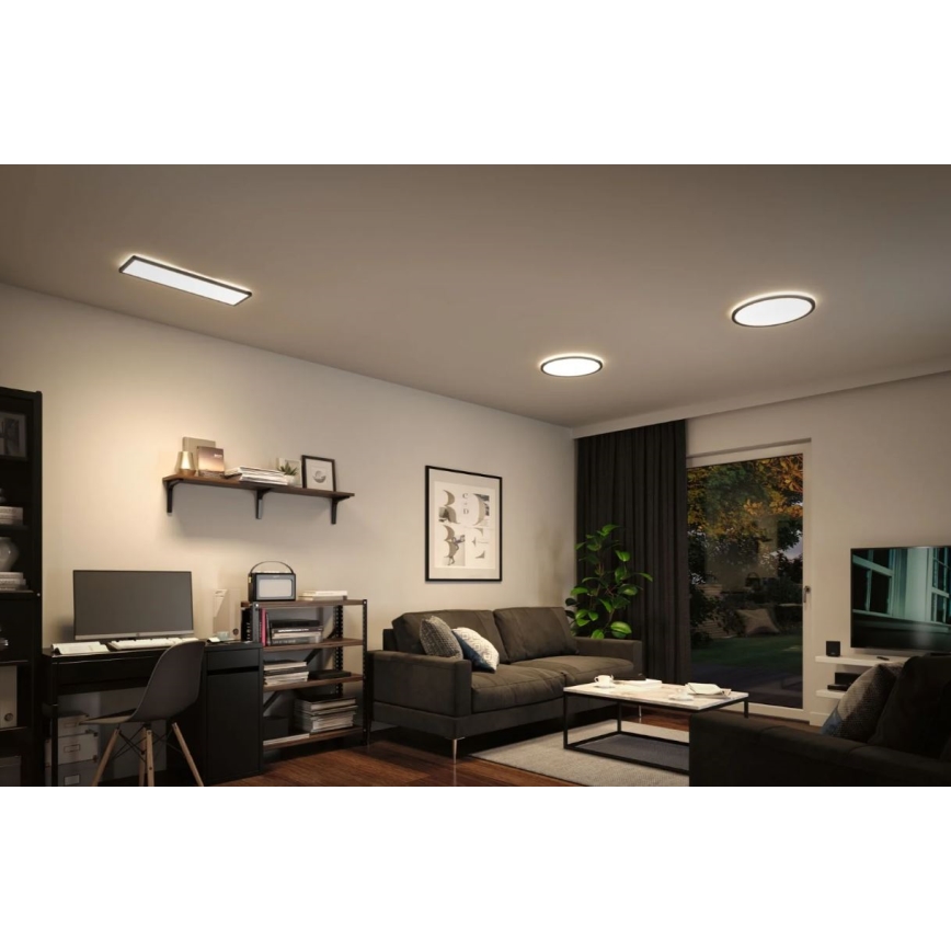 Paulmann 71016 - LED/22W Dimmbares Panel ATRIA 230V 4000K 42x42 cm schwarz
