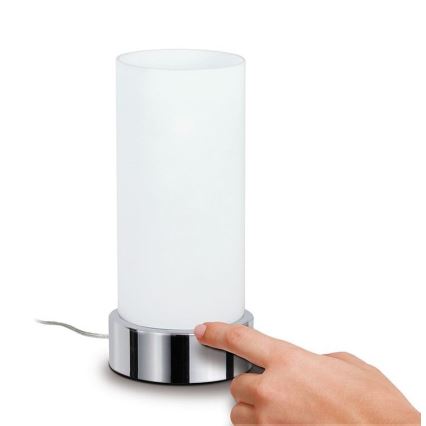 Paulmann  77029 - 1xE14/40W Dimmbare Tischleuchte mit Touch-Funktion PINJA 230V