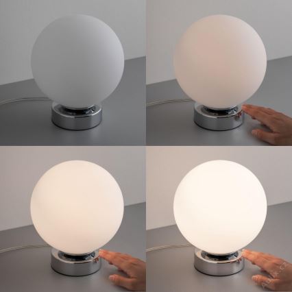 Paulmann 77057 - 1xE14/20W Dimmbares Touch-Tischlampe AARI 230V