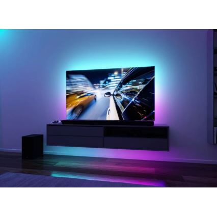 Paulmann 78880 - LED/3,5W RGB Dimmbarer Streifen für TV 2m ZOLL 5V + Fernbedienung