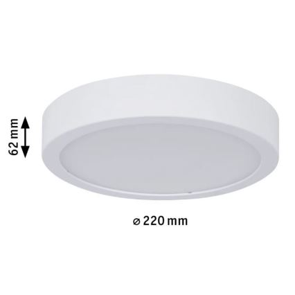 Paulmann 78923 - LED/13W IP44 Dimmbare Deckenleuchte für das Badezimmer AVIAR 230V