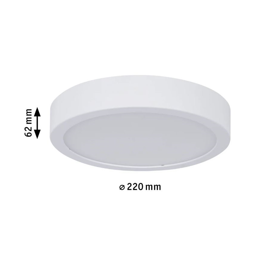 Paulmann 78923 - LED/13W IP44 Dimmbare Deckenleuchte für das Badezimmer AVIAR 230V