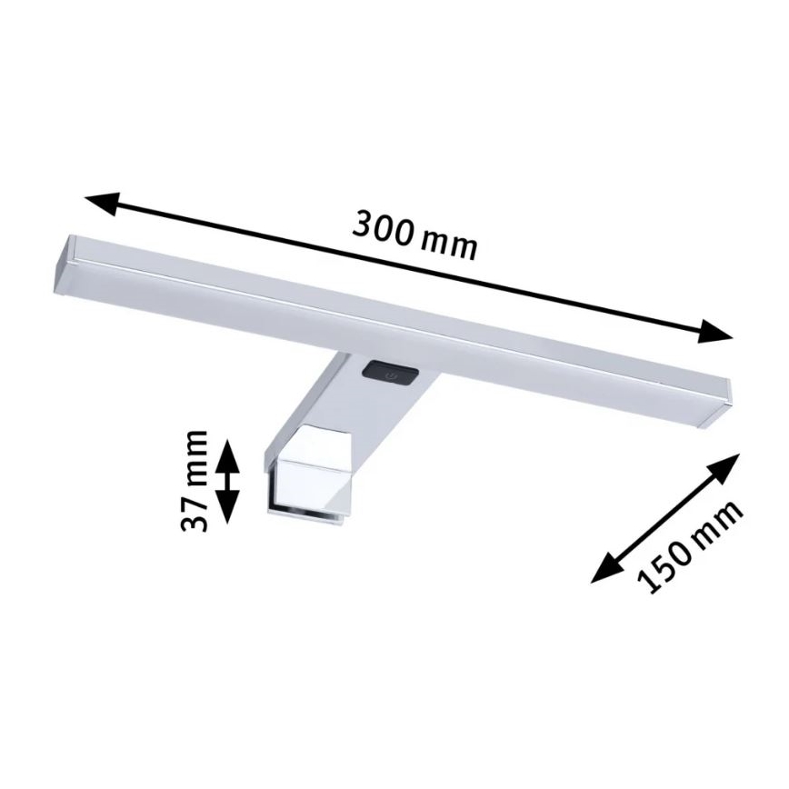 Paulmann 78950 - LED/3,7W IP44 Badezimmer-Spiegelleuchte SELO 2700-6500K 230V