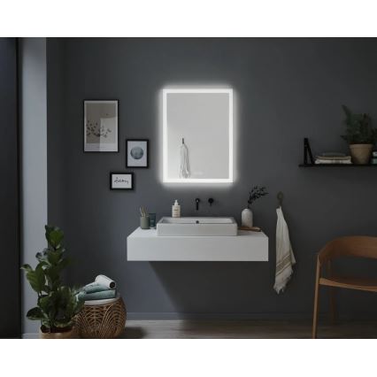 Paulmann 78951 - LED/22W IP44 Dimmbarer, beheizter Badezimmerspiegel mit Hintergrundbeleuchtung 230V