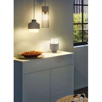 Paulmann 79619 - 1xE27/20W Tischlampe HELIN 230V