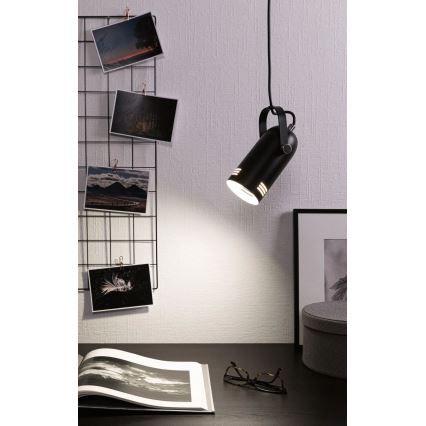 Paulmann 79766 - LED RGBW 1xE27/9W Pendelleuchte an Kabel LAVEA 230V schwarz