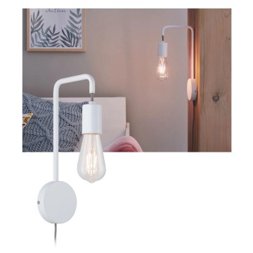 Paulmann 79811 - 1xE27/40W Wandleuchte CALVANI 230V weiß