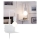 Paulmann 79812 - 1xE27/40W Wandleuchte mit Ablage und USB-Anschluss CALVANI 230V weiß
