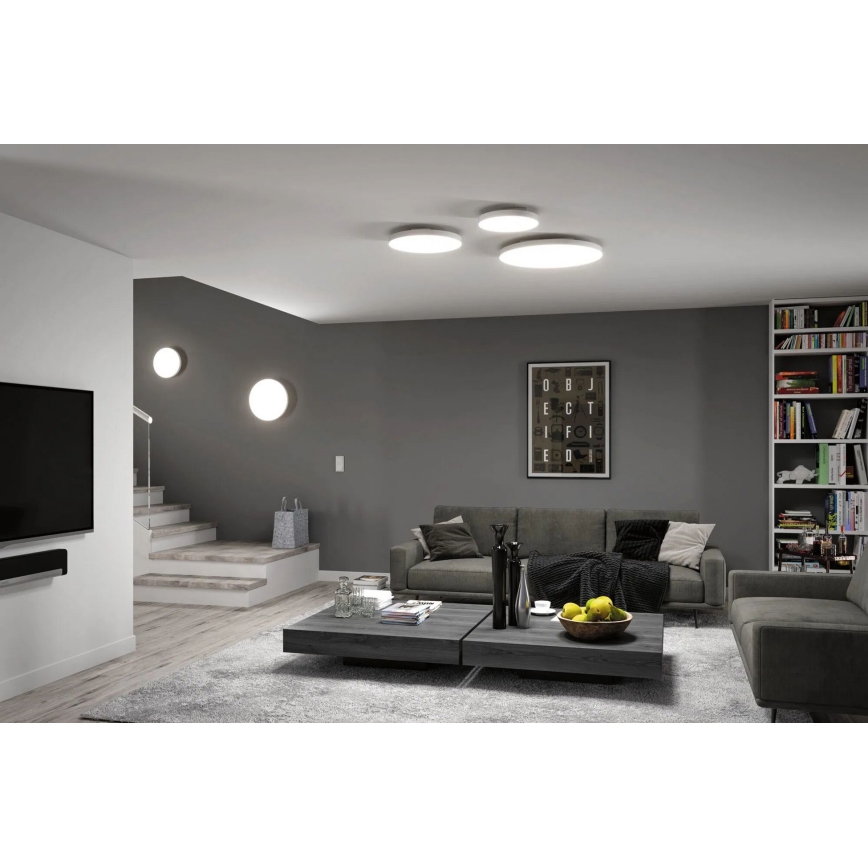Paulmann 79894 - LED/38W Deckenleuchte VELORA 230V 3000/4000/6500K Ø 60 cm weiß