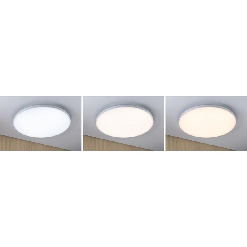 Paulmann 79894 - LED/38W Deckenleuchte VELORA 230V 3000/4000/6500K Ø 60 cm weiß