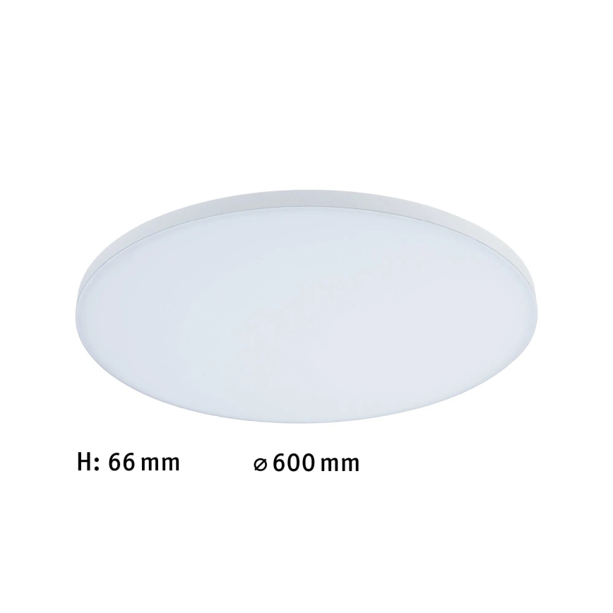 Paulmann 79894 - LED/38W Deckenleuchte VELORA 230V 3000/4000/6500K Ø 60 cm weiß