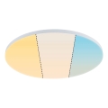 Paulmann 79894 - LED/38W Deckenleuchte VELORA 230V 3000/4000/6500K Ø 60 cm weiß