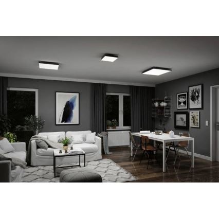 Paulmann 79909 - LED/31W Dimmbare RGBW-Deckenleuchte VELORA 230V 3000-6500K + Fernbedienung