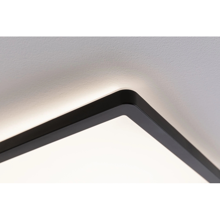 Paulmann 79921 - LED-Panel ATRIA, 16 W, dimmbar, 230 V, 3000 K, 29,3x29,3 cm, schwarz