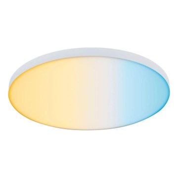 Paulmann 79928 - LED/22W dimmbare Deckenleuchte LORIA 230V 2700-6500K Ø 40 cm weiß