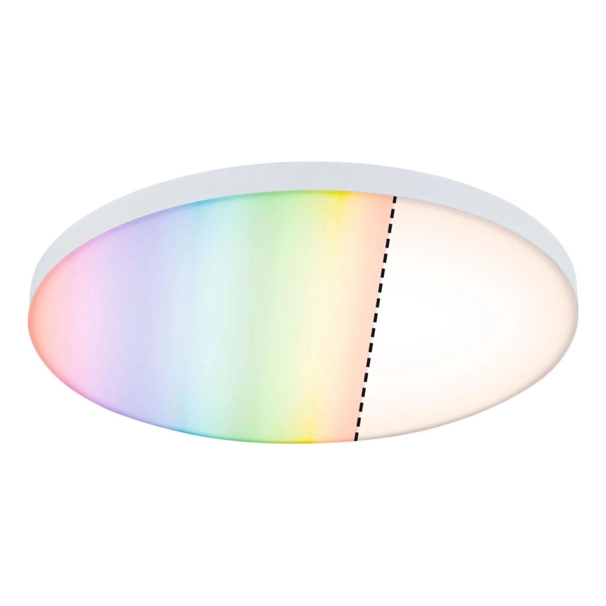 Paulmann 79929 - LED/22W RGBW dimmbare Deckenleuchte LORIA 230V Ø 40 cm weiß