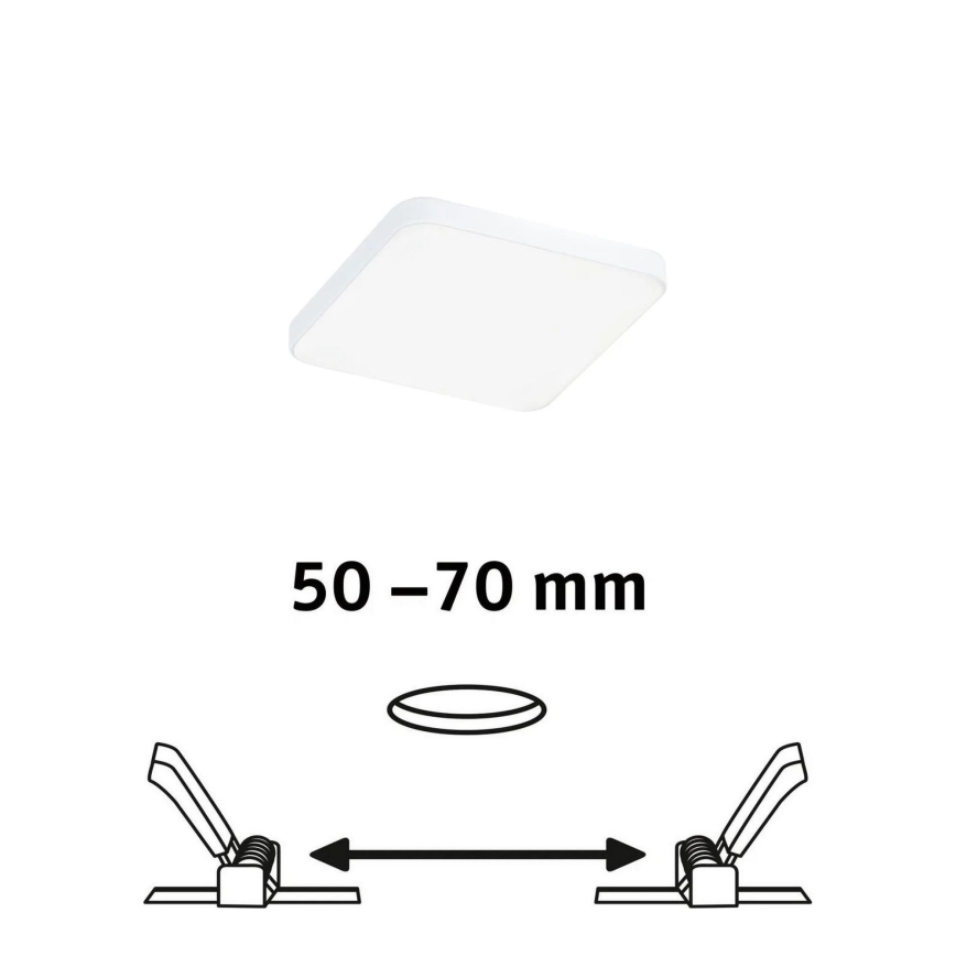 Paulmann 79953 - LED/6W IP44 dimmbare Badezimmer-Einbauleuchte VARIFIT 230V