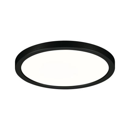 Paulmann 79965 - LED/13W IP44 Dimmbare Badezimmer-Deckeneinbauleuchte AREO 230V Ø 17,5 cm schwarz